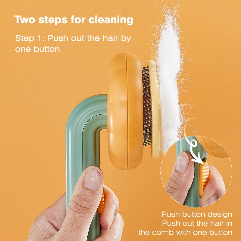 Pet Self-Cleaning Grooming Brush