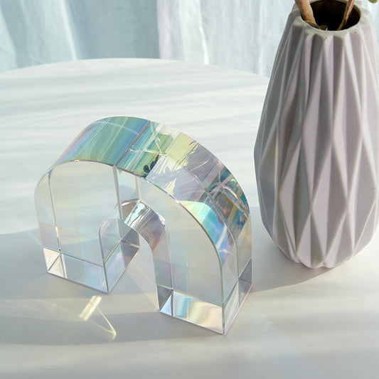 Crystal Prism Arch Bookend
